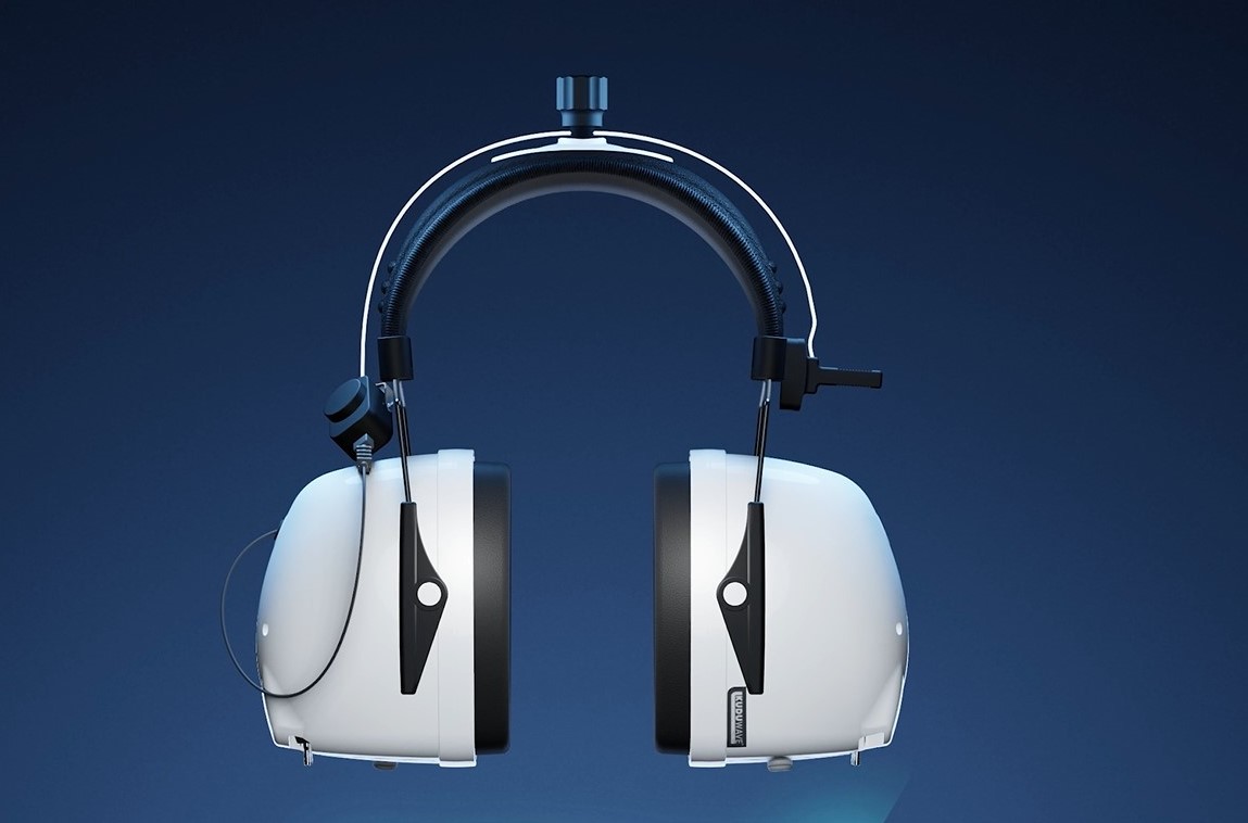 KUDUWave portable audiometer used for on-site hearing conservation testing
